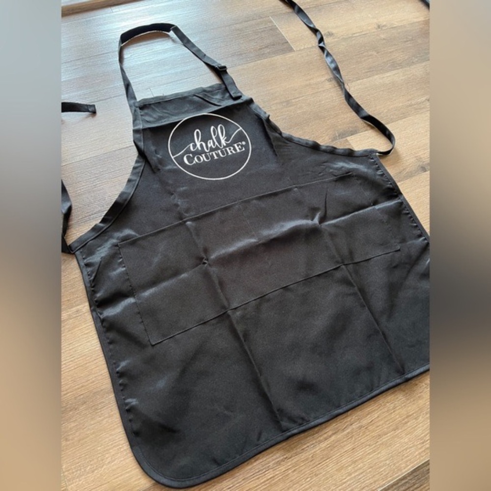 🎆10 for $10🎆 Chalk Couture Black Craft and Art Apron